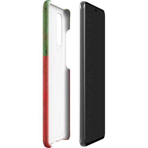 Portuguese Flag Dark Wood Galaxy S20 Lite Case